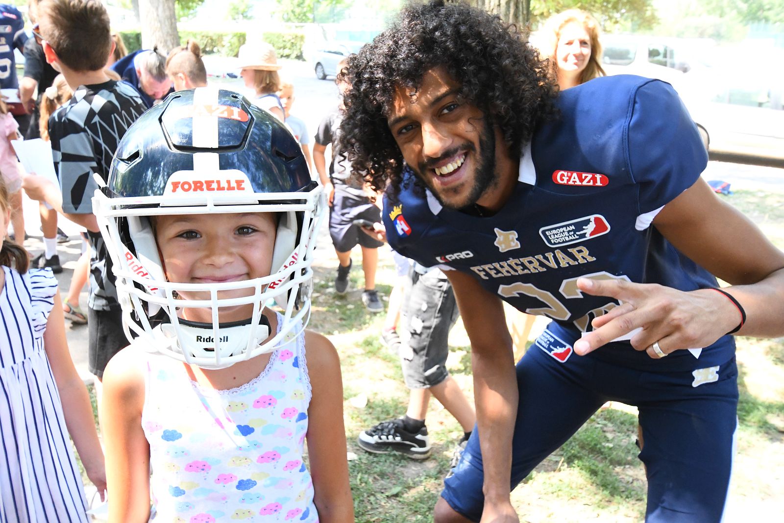 A Bregyó táborban népszerűsítették sportágukat az Enthroners focistái